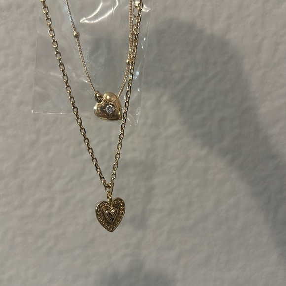 Ettika double heart charm necklace NWT - Picture 6 of 6